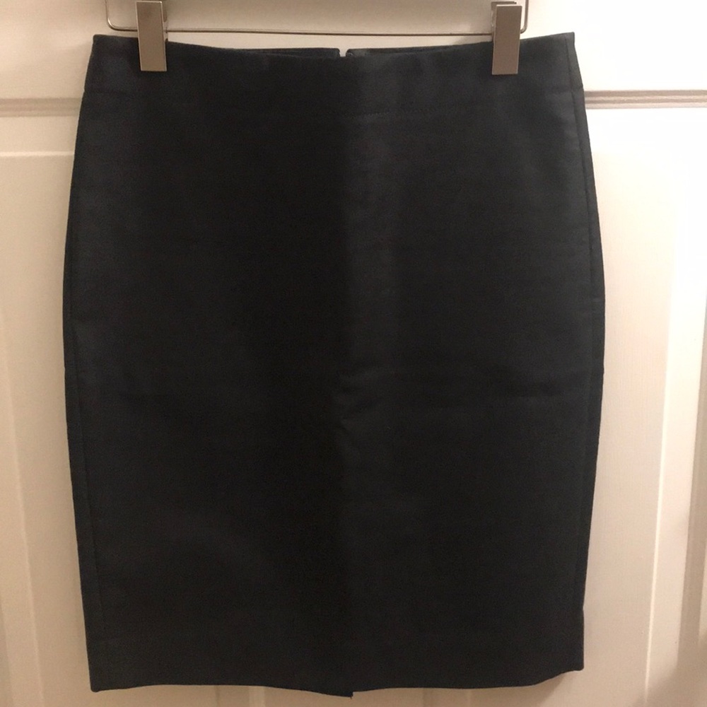 J. Crew black pencil skirt size 4